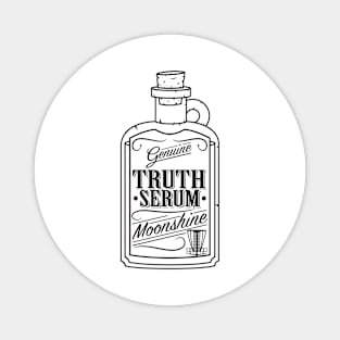 Truth Serum Moonshine Front and back Magnet